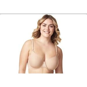 Olga TOASTED ALMOND To A Tee Underwire Contour Bra, US 40DD GUC